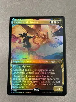 MTG Drana and Linvala SHOWCASE FOIL March of the Machine 305 NM - Image 1