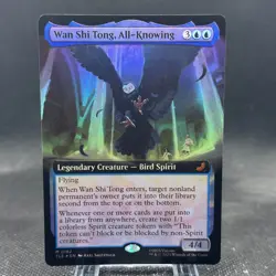 Wan Shi Tong, All-Knowing Extended Art Foil Avatar The Last Airbender MTG TLE - Image 1