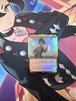 MTG Magic The Gathering Avatar Toph Hard Headed Teacher Extended Art Foil! - Image 1