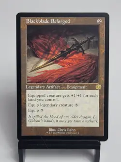 Magic the Gathering - The Brothers' War: Retro Frame - Blackblade Reforged - Image 1