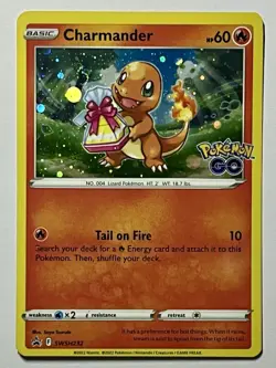 Charmander SWSH232 (LP) •SWIRL• Black Star Promo SWSH: Pokemon Go 2022 - Image 1