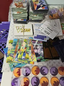 HUGE Miscellaneous Pokemon TCG Extras Lot (Dice/Tokens/Sleeves/Dividers/Etc - Image 3