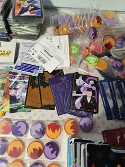 HUGE Miscellaneous Pokemon TCG Extras Lot (Dice/Tokens/Sleeves/Dividers/Etc - Image 4