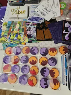 HUGE Miscellaneous Pokemon TCG Extras Lot (Dice/Tokens/Sleeves/Dividers/Etc - Image 5