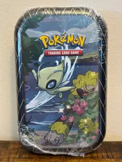 Pokemon TCG: Sword &Shield Shining Fates Mini Tin Celebi - Sealed - Image 1