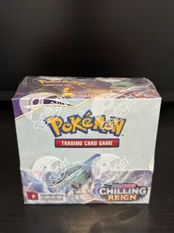 Chilling Reign Booster Box -Pokemon TCG Sword & Shield With Plastic Case 820650818462 - Image 2