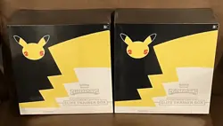 25th Anniversary Celebrations Pokemon Center Elite Trainer Box PC ETB Sealed X2 - Image 1