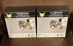 25th Anniversary Celebrations Pokemon Center Elite Trainer Box PC ETB Sealed X2 - Image 5