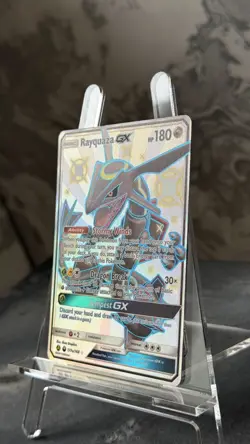 Rayquaza GX 177A/168 Hidden Fates Shiny Full Art Promo Pokemon - STANDARD SIZE - Image 4