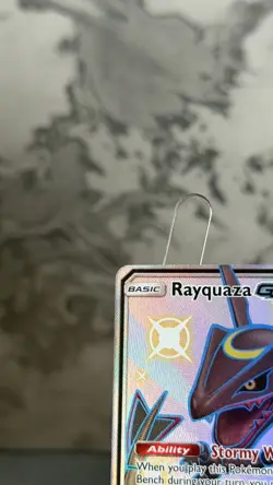 Rayquaza GX 177A/168 Hidden Fates Shiny Full Art Promo Pokemon - STANDARD SIZE - Image 5