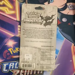 Pokemon Diamond & Pearl GREAT ENCOUNTERS Blister Booster Pack Sealed Cresselia - Image 2