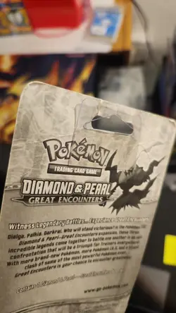 Pokemon Diamond & Pearl GREAT ENCOUNTERS Blister Booster Pack Sealed Cresselia - Image 4