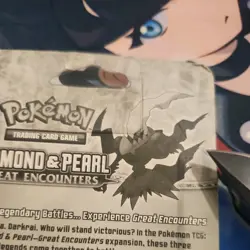 Pokemon Diamond & Pearl GREAT ENCOUNTERS Blister Booster Pack Sealed Cresselia - Image 5