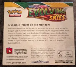 Pokemon Sword & Shield Evolving Skies Booster Box x1 (36 Packs) Factory Sealed - Image 2