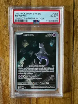 POKEMON TCG - SCARLET & VIOLET PROMO - MEWTWO 052 - PSA 8 - Image 1