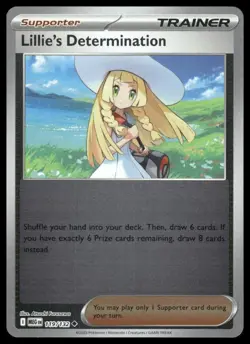 Pokemon ME01: Mega Evolution #119/132 Lillie's Determination HOLO - Image 1