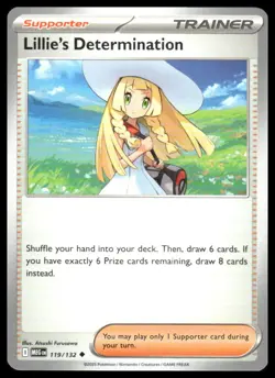 Pokemon ME01: Mega Evolution #119/132 Lillie's Determination Uncommon - Image 1