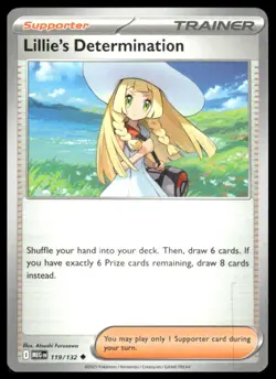 Pokemon ME01: Mega Evolution #119/132 Lillie's Determination Uncommon - Image 1