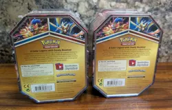 Pokemon Zacian V & Zamazenta V 2020 Pokemon TCG Galar Legends Tins New / Sealed - Image 2