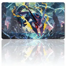 Mega Rayquaza-Board Game Pokemon Rayquaza Playmat Games Mousepad Play Mat of TCG - Image 1