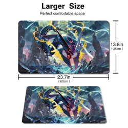 Mega Rayquaza-Board Game Pokemon Rayquaza Playmat Games Mousepad Play Mat of TCG - Image 2