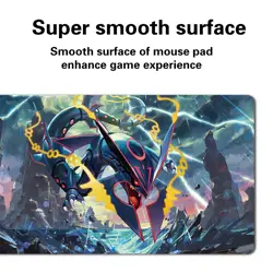 Mega Rayquaza-Board Game Pokemon Rayquaza Playmat Games Mousepad Play Mat of TCG - Image 4