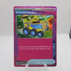 Precious Trolley 185/191 Sv08: Surging Sparks Holo Ace Spec Pokemon Tcg Card NM - Image 1