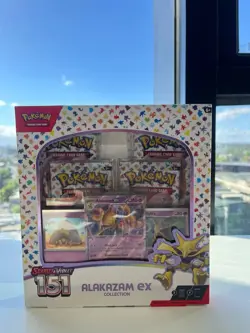 Pokemon TCG Scarlet & Violet 151 Alakazam EX Collection - Image 1