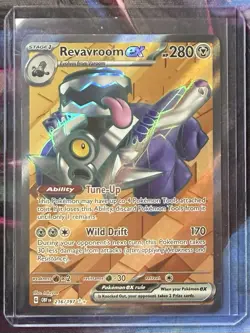 Revaroom EX 216/197 Pokemon Scarlet And Violet Obsidian Flames Full Art NM - Image 1