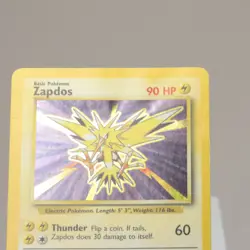 Pokemon TCG - Zapdos 16/102 Base Set Holo Rare WOTC 1999 - Indent - Image 4