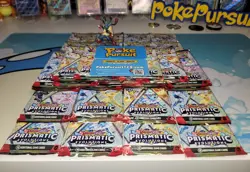36x Prismatic Evolutions Booster Packs Lot - Sealed Pokemon TCG - New - Image 3