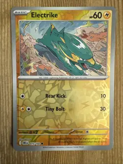 Electrike 075/182 Common Reverse Holo - Pokemon TCG Destined Rivals NM - Image 1