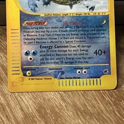Blastoise 004/165 Expedition Base Set Reverse Holo HP-DMG Pokemon - Image 2