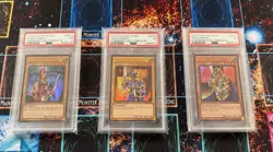 Yugioh PSA 7 Knight Bundle (King's, Queen's, and Jack's Knight) - Image 1
