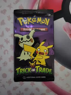 Pokemon Trick Or Trade Booster Pack 2023 NEW SEALED 1 Pack (3 Cards) - Image 1