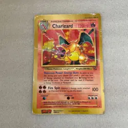Charizard Jumbo Card CoroCoro Comic Appendix English Version Promo Rare F/S - Image 1