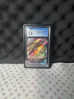 Pokemon TCG Mimikyu VMAX Holo Ultra Rare Card 069/172 Brilliant Stars CGC 8.5 - Image 1