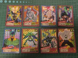DRAGON BALL SUPER BATTLE CARDDASS PREMIUM SET VOL 1 PART 3 PRISMS 8 CARDS SET - Image 1