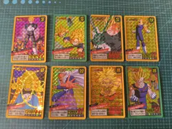 DRAGON BALL SUPER BATTLE CARDDASS PREMIUM SET VOL 3 PART 9 PRISMS 8 CARDS SET - Image 1