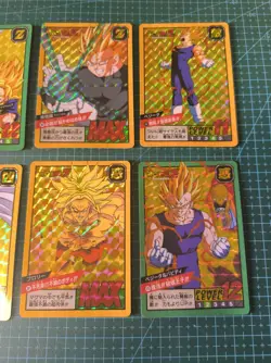 DRAGON BALL SUPER BATTLE CARDDASS PREMIUM SET VOL 3 PART 9 PRISMS 8 CARDS SET - Image 3