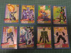 DRAGON BALL SUPER BATTLE CARDDASS PREMIUM SET VOL 1 PART 4 PRISMS 8 CARDS SET - Image 1
