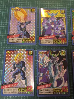 DRAGON BALL SUPER BATTLE CARDDASS PREMIUM SET VOL 1 PART 4 PRISMS 8 CARDS SET - Image 3