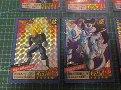 DRAGON BALL SUPER BATTLE CARDDASS PREMIUM SET VOL 1 PART 4 PRISMS 8 CARDS SET - Image 4