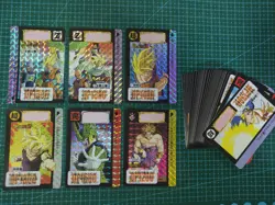 DRAGON BALL Z CARDDASS Reedition PART 14 Full Set 6 PRISM + 36 REGULAR CARDS - Image 1