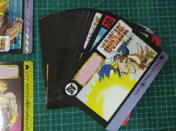DRAGON BALL Z CARDDASS Reedition PART 14 Full Set 6 PRISM + 36 REGULAR CARDS - Image 3