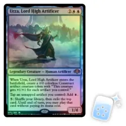 FOIL URZA, LORD HIGH ARTIFICER Dominaria Remastered Magic MTG MINT CARD - Image 1