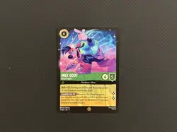 Disney Lorcana TCG Max Goof Chart Topper Legendary 77/204 Fabled Non Foil Card - Image 1