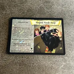 Harry Potter Trading Card Game Hagrid Needs Help 9/80 Rare Adventure TCG - Image 1