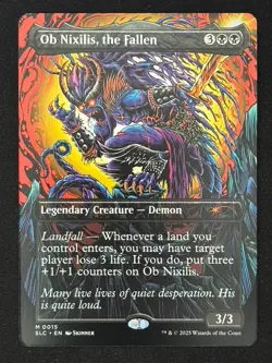 1x MTG Ob Nixilis, the Fallen - Secret Lair Countdown Kit (SLC) #15 - Magic - Image 1