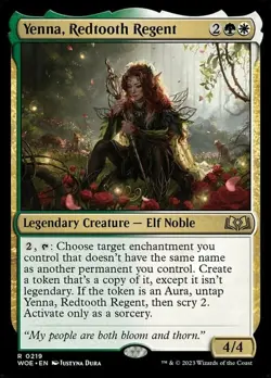 Magic The Gathering MTG YENNA, REDTOOTH REGENT Wilds of Eldraine NM Near Mint - Image 1